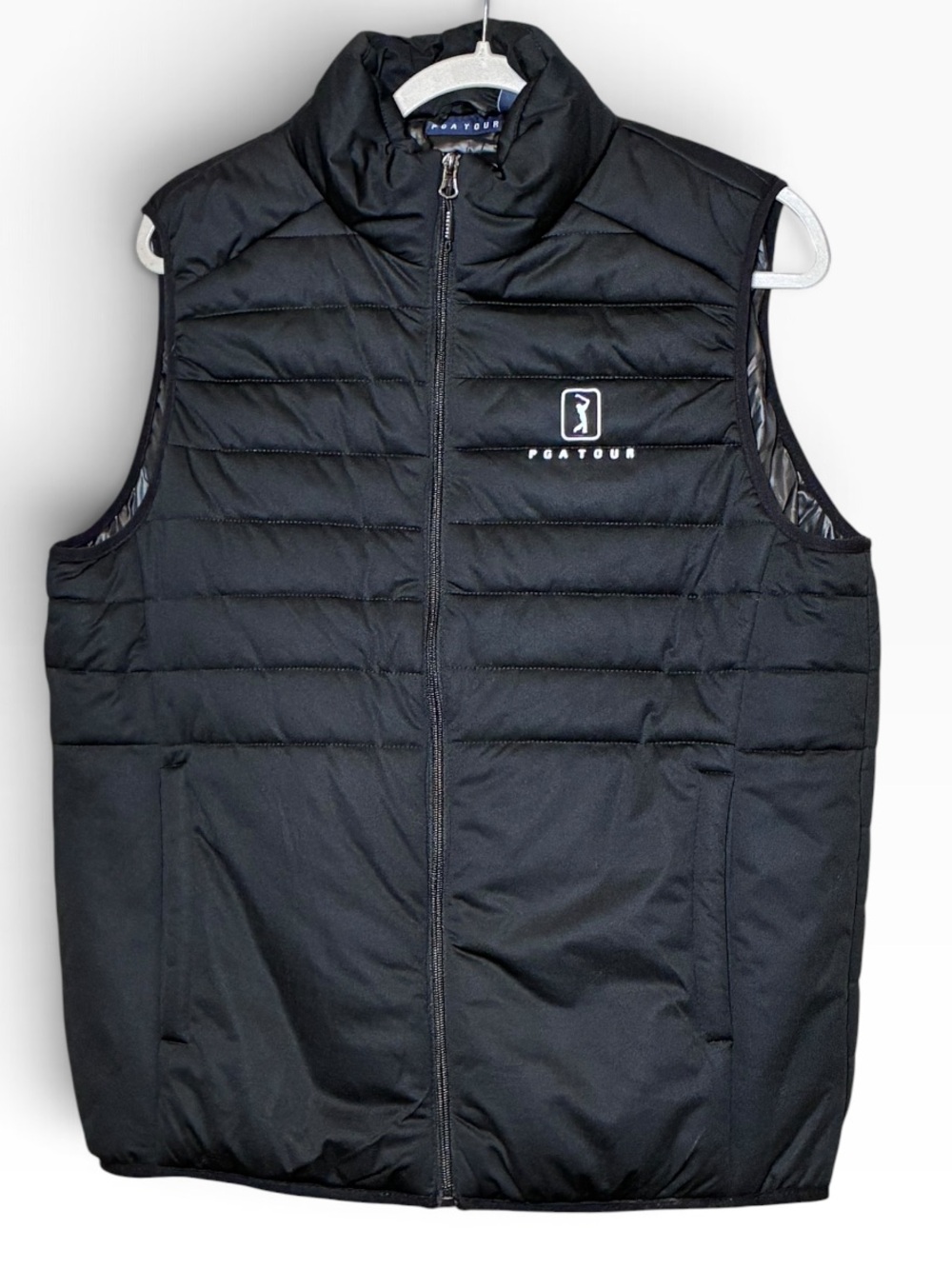 PGA Tour Black Puffer Thinsulate Zipper Vest